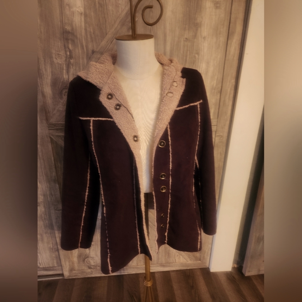 Pure Simple Natural Suede Jacket